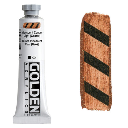 GOLDEN Heavy Body Acrylic 59ml S8 Iridescent Copper Light Coarse