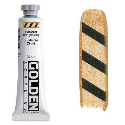 GOLDEN Heavy Body Acrylic 59ml S6 Iridescent Gold Coarse