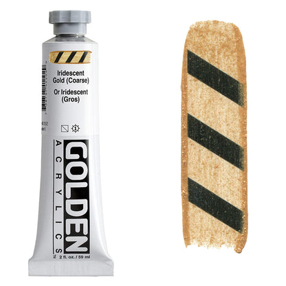 GOLDEN Heavy Body Acrylic 59ml S6 Iridescent Gold Coarse