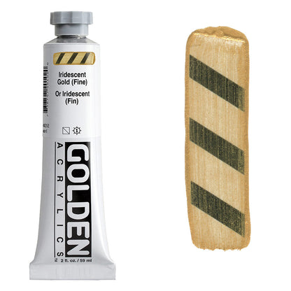 GOLDEN Heavy Body Acrylic 59ml S6 Iridescent Gold Fine