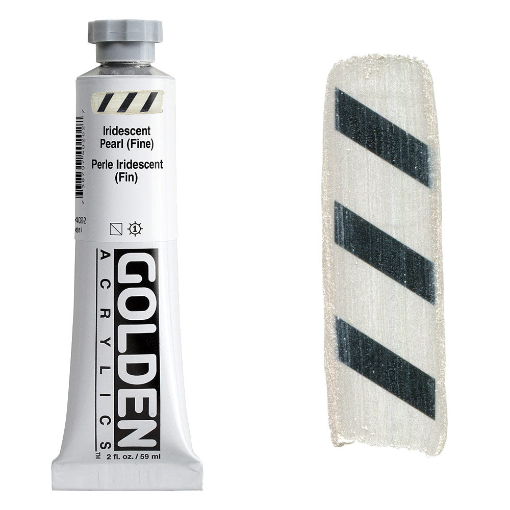 GOLDEN Heavy Body Acrylic 59ml S4 Iridescent Pearl Fine