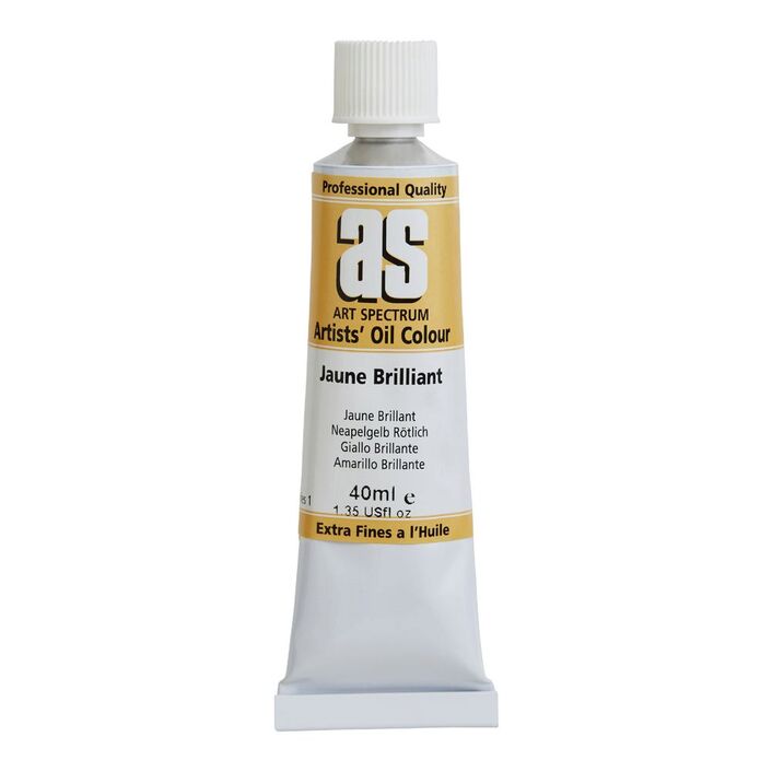 Art Spectrum Artists Oil Paint 40ml S1 Jaune Brilliant