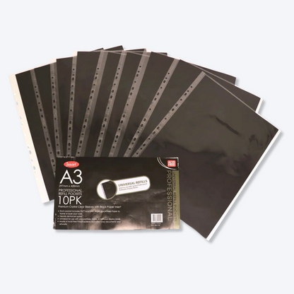 Jasart Professional Universal Refillable Pocket Pack 10 A3