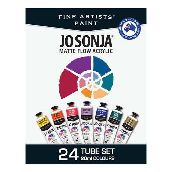 Jo Sonja Acrylic Tube Set of 24 x 20ml