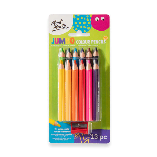 Mont Marte Jumbo Colour Pencil 13pc Default Title