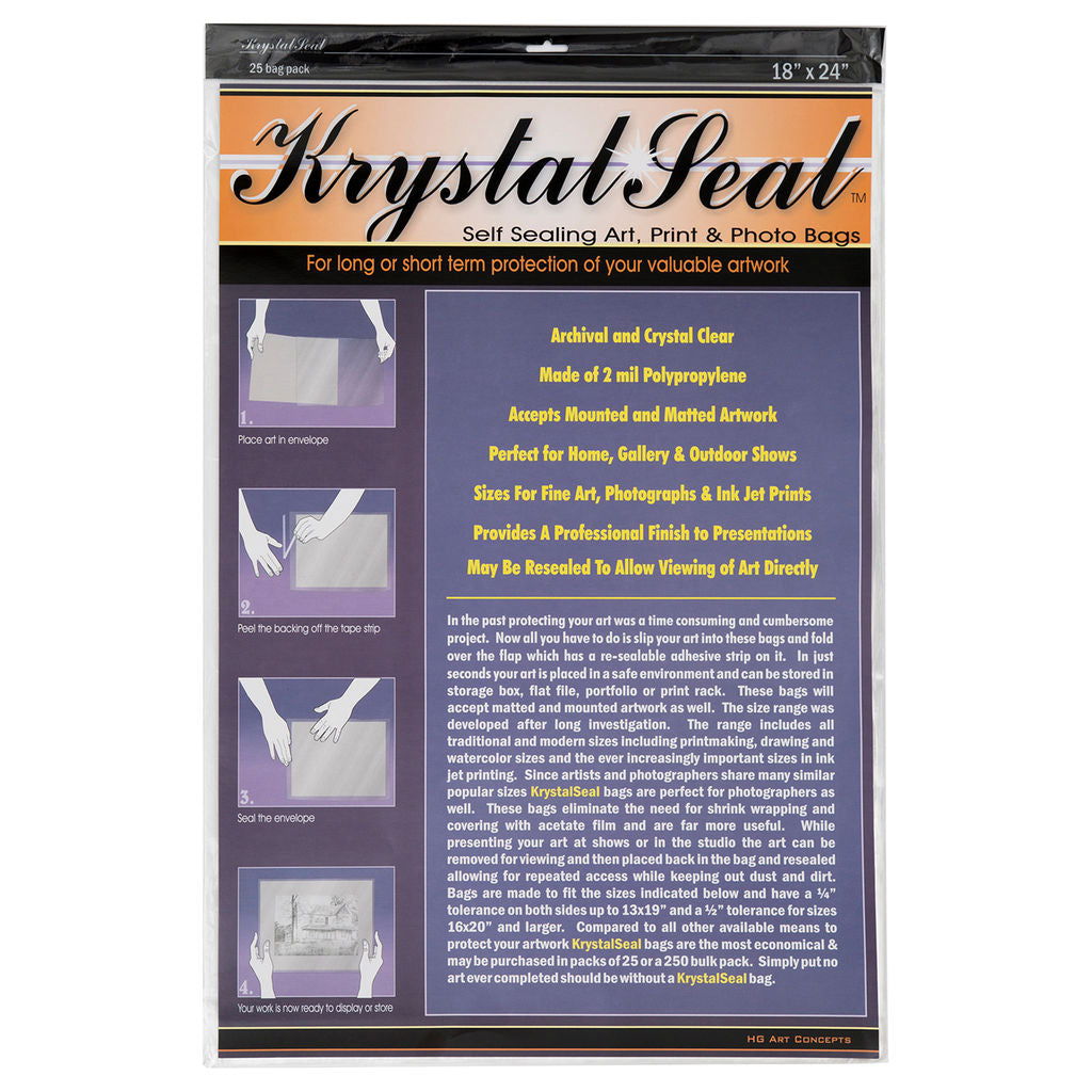 KRYSTAL SEAL BAG 18 x 24 inch PACK 25
