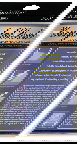 KRYSTAL SEAL BAG 5 x 7 inch PACK 25