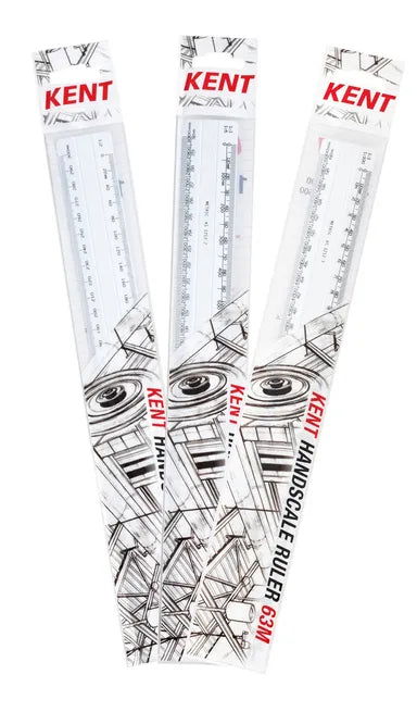 Ketch Ruler Kent Double Sided Handscale Ruler | Artist Rulers – Art Shed Brisbane