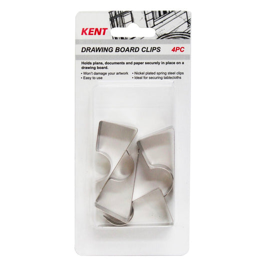 Kent Drawing Board Clip Pack of 4 Default Title