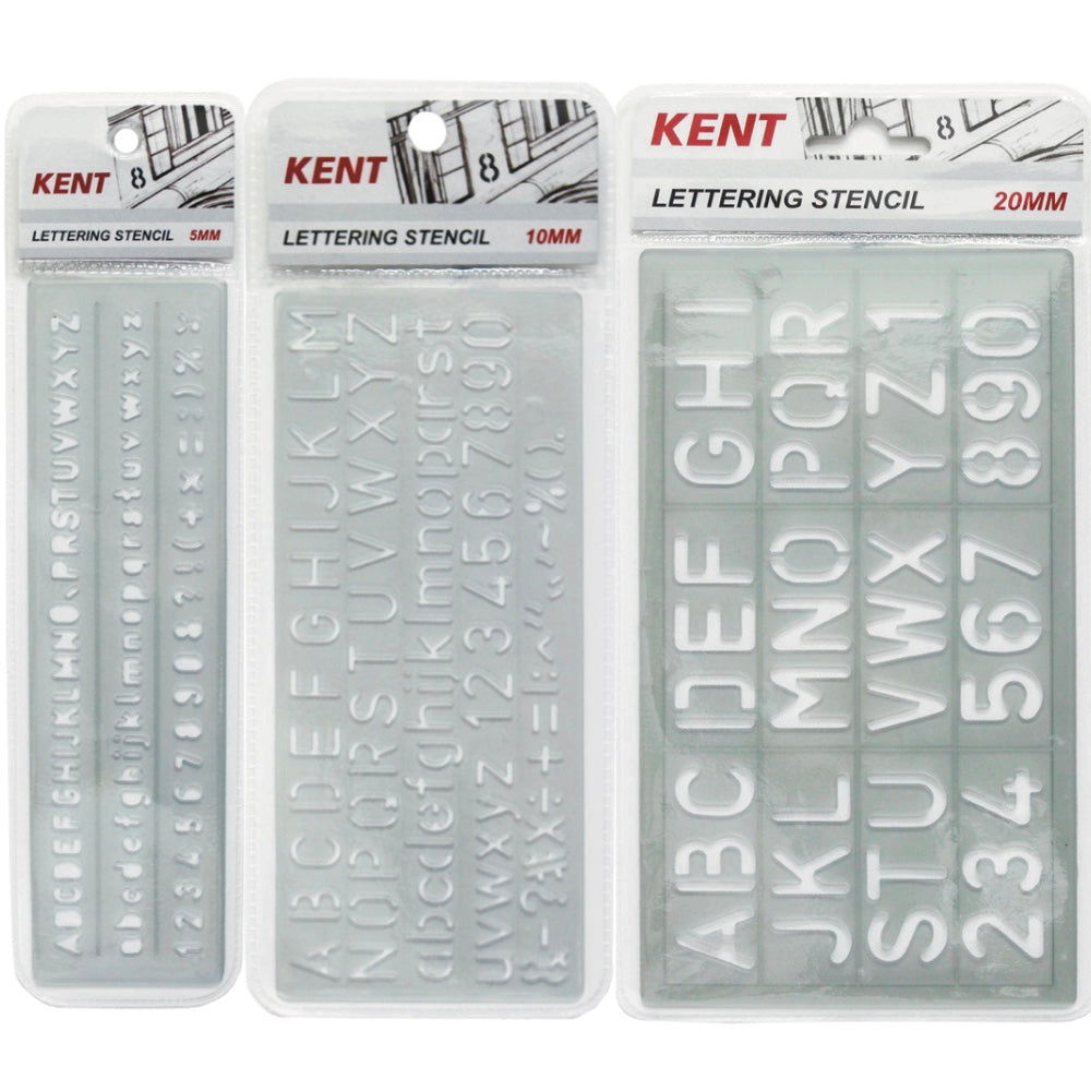 Stencli Lettering Kent Lettering Stencil | Stencils and Templates – Art Shed Brisbane