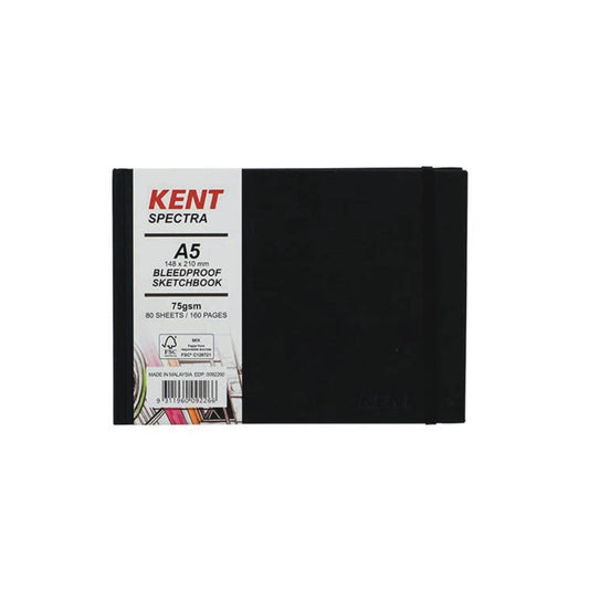 Kent Spectra Bleedproof Sketchbook 75gsm A5 Landscape Default Title