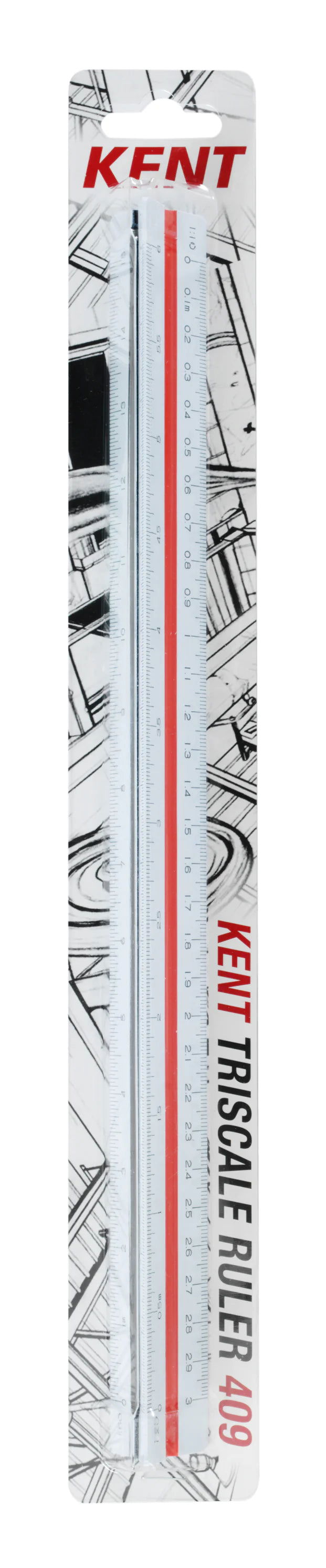 Kent Triangular Scale Ruler | Artist Rulers – Art Shed Brisbane