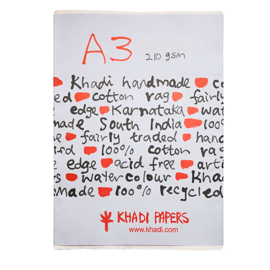 Khadi Rag Paper 210gsm Medium
