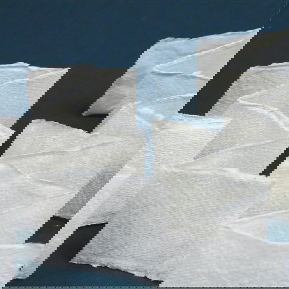 Khadi Rag Paper 210gsm Medium Zig Zag Folded 7x7cm Pack of 5