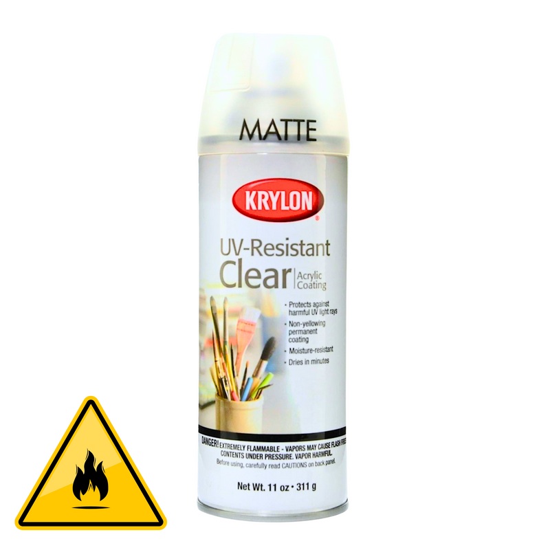 Krylon UV Resistant Clear Matte Spray No.1309