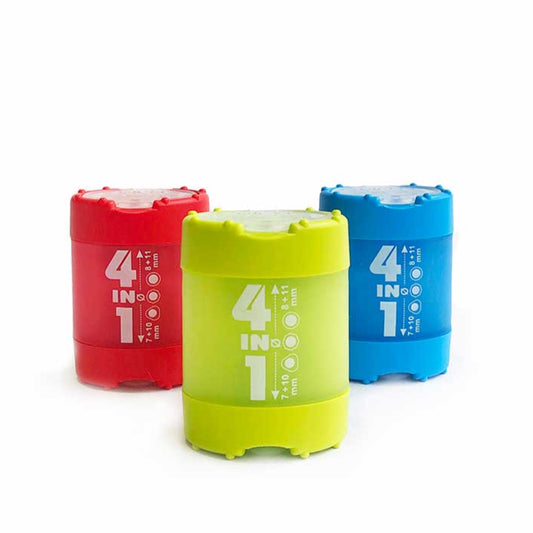 KUM 4-IN-1 Sharpener Assorted Colours Hangsell Default Title