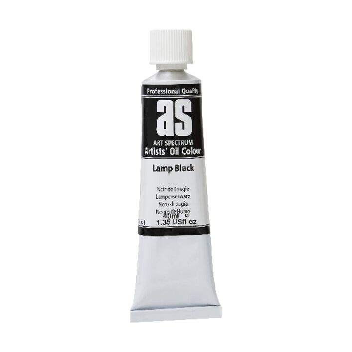 Art Spectrum Artists Oil Paint 40ml S1 Lamp Black