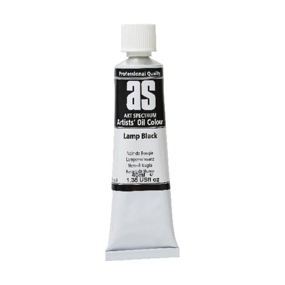 Art Spectrum Artists Oil Paint 40ml S1 Lamp Black