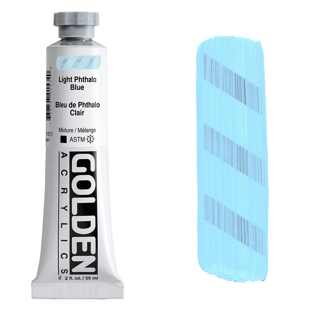 GOLDEN Heavy Body Acrylic 59ml S1 Light Phthalo Blue