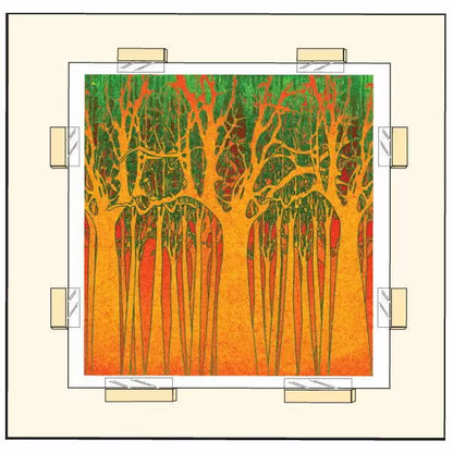 Lineco See-Thru Mounting Strips Pack of 12