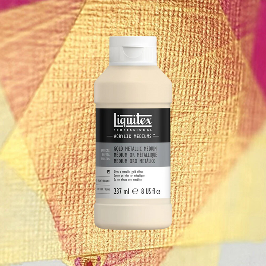 Liquitex Gold Metallic Medium 237ml Default Title