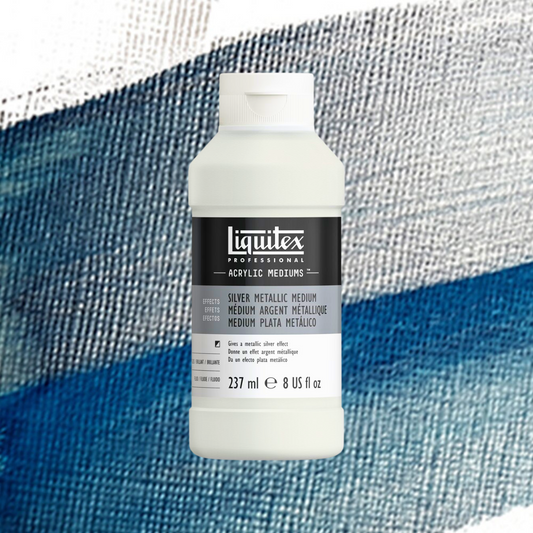 Liquitex Silver Metallic Medium 237ml Default Title