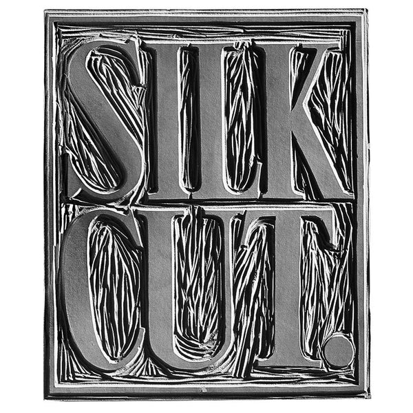 Grey Silk Cut Lino Plate