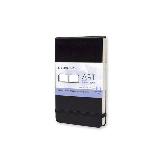 Moleskine - Art Watercolour Album - Plain - Pocket - Black Default Title