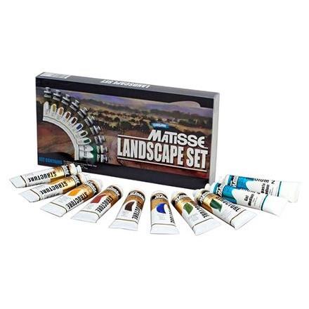 MATISSE STRUCTURE LANDSCAPE SET 10 x 75ml Default Title