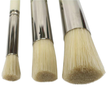 Mont Marte Professional Stencil Brush Set 12/8/4