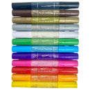 Mont Marte Acrylic Paint Pens Dual Tip Fine-Broad 12pc