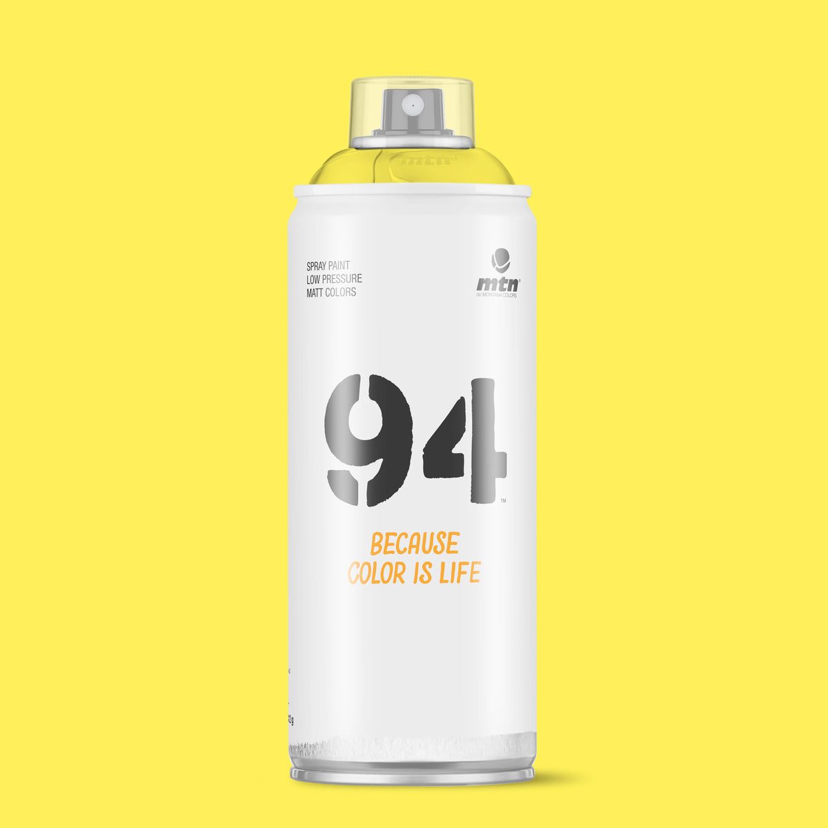 MTN 94 Matt Spray Paint 400ml RV-109 Canarias Yellow