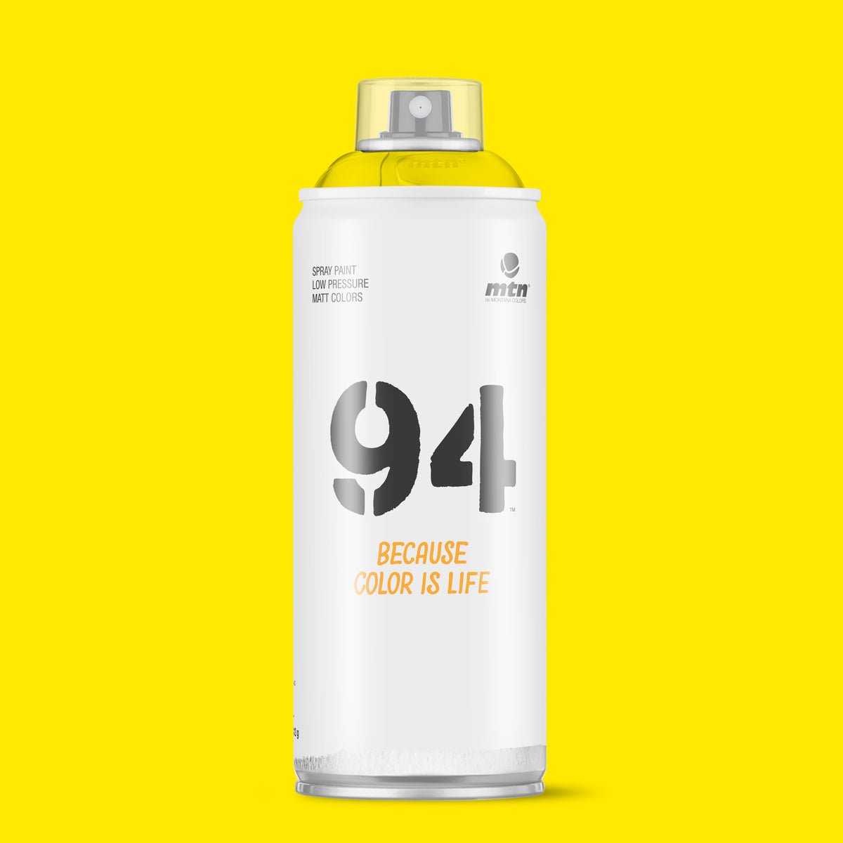 MTN 94 Matt Spray Paint 400ml RV-1021 Light Yellow