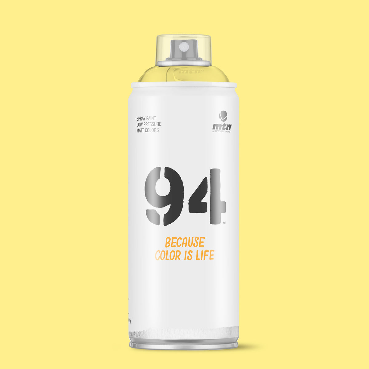 MTN 94 Matt Spray Paint 400ml RV-20 Party Yellow