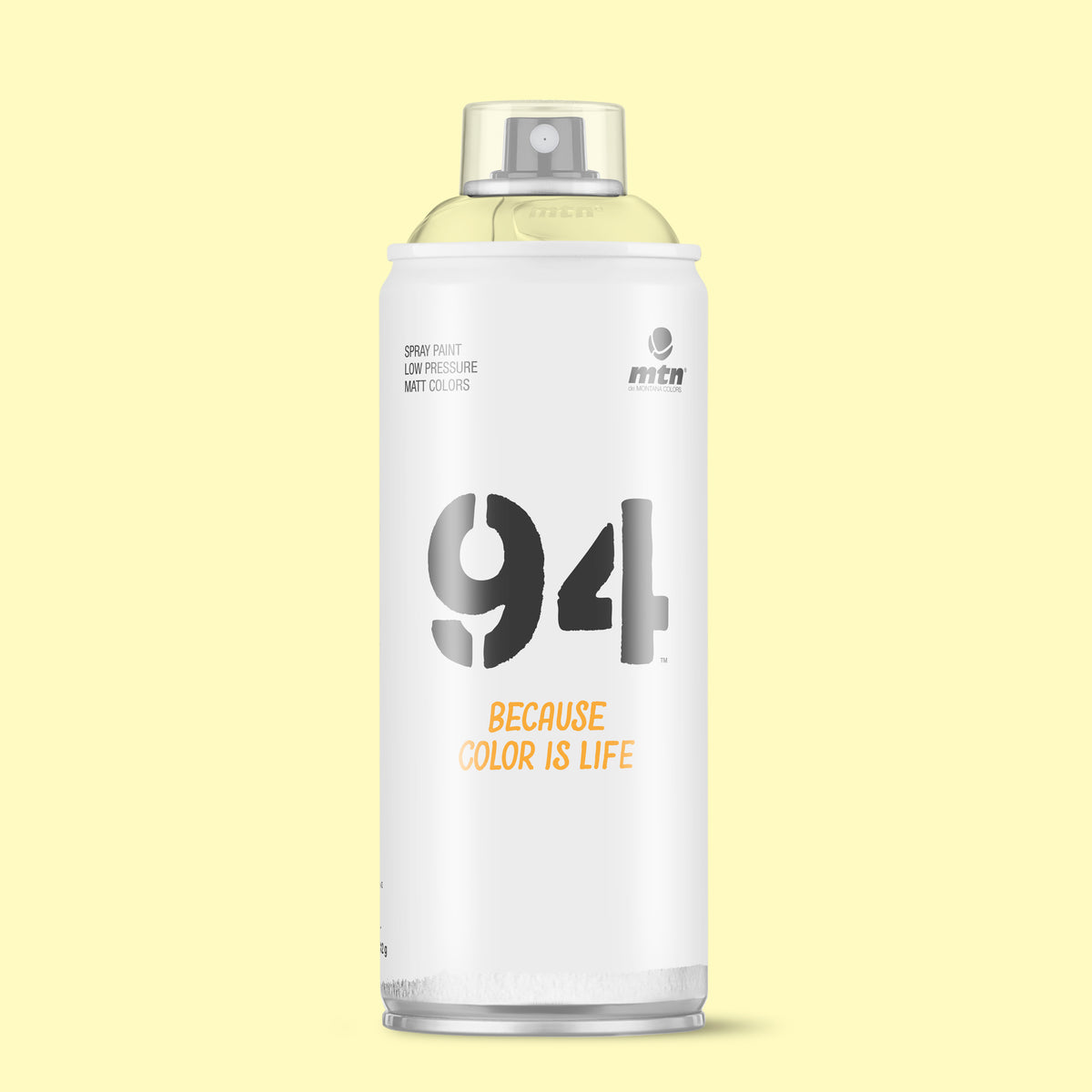 MTN 94 Matt Spray Paint 400ml RV-189 Ipanema Yellow