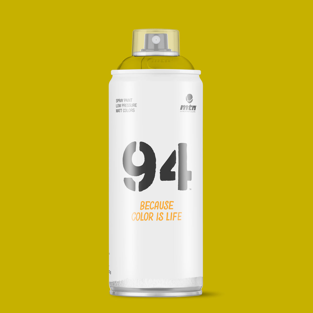 MTN 94 Matt Spray Paint 400ml RV-110 Yosemite Yellow