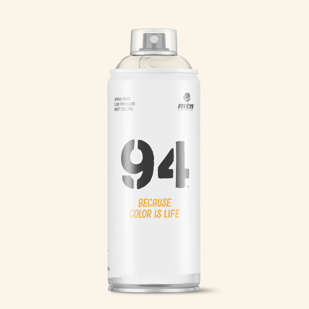MTN 94 Matt Spray Paint 400ml RV-190 Malta White