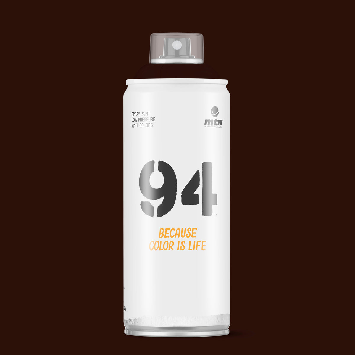 MTN 94 Matt Spray Paint 400ml RV-101 Ebony Brown