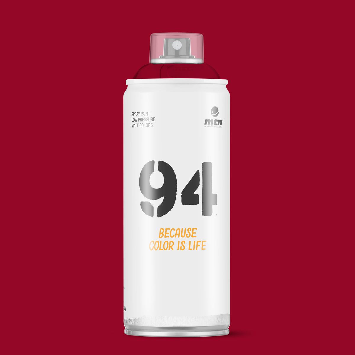 MTN 94 Matt Spray Paint 400ml RV-47 Clandestine Red