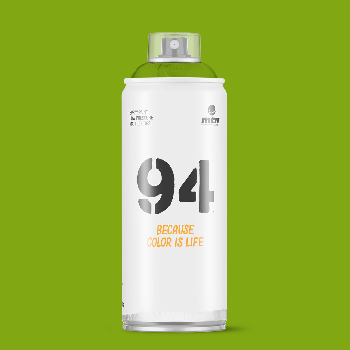MTN 94 Matt Spray Paint 400ml RV-125 Neon Green