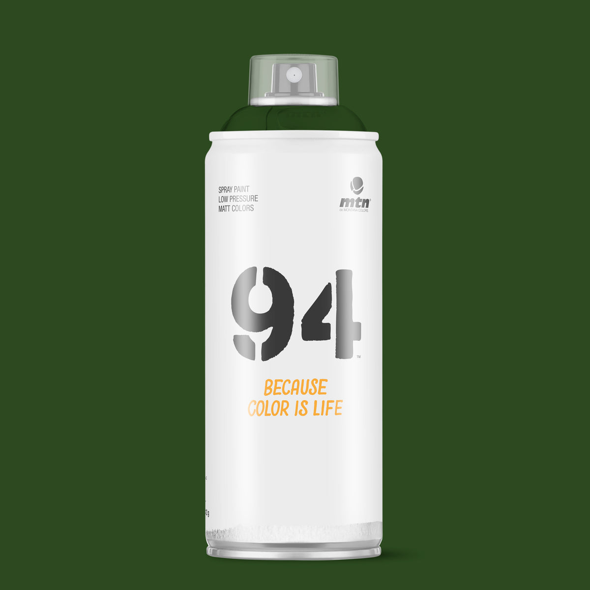 MTN 94 Matt Spray Paint 400ml RV-126 Toscana Green