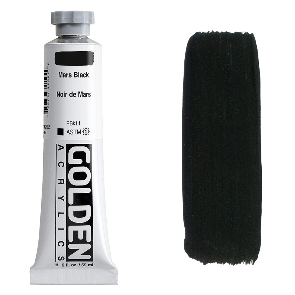 GOLDEN Heavy Body Acrylic 59ml S1 Mars Black