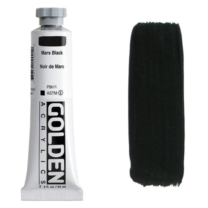 GOLDEN Heavy Body Acrylic 59ml S1 Mars Black