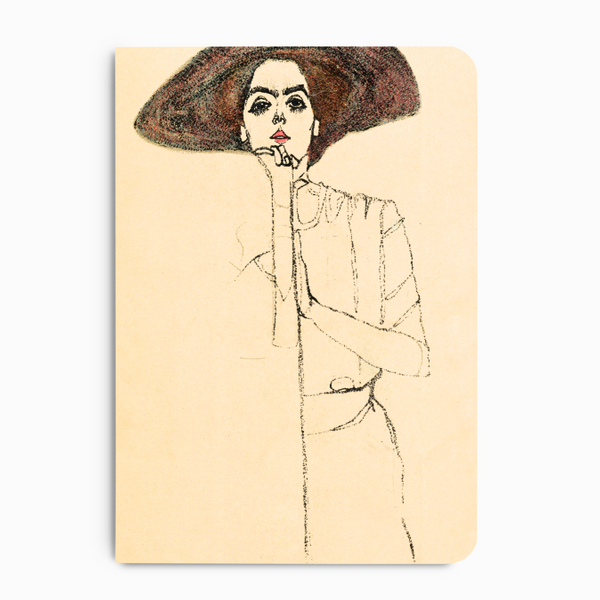 Memmo A5 Blank Notebook - Portrait of a Woman No.2