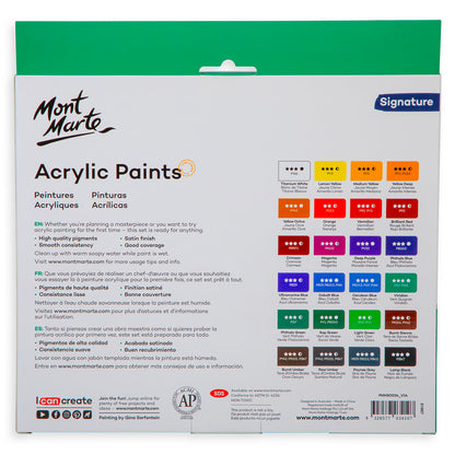 Mont Marte Acrylic Paints 24pce x 12ml image 10