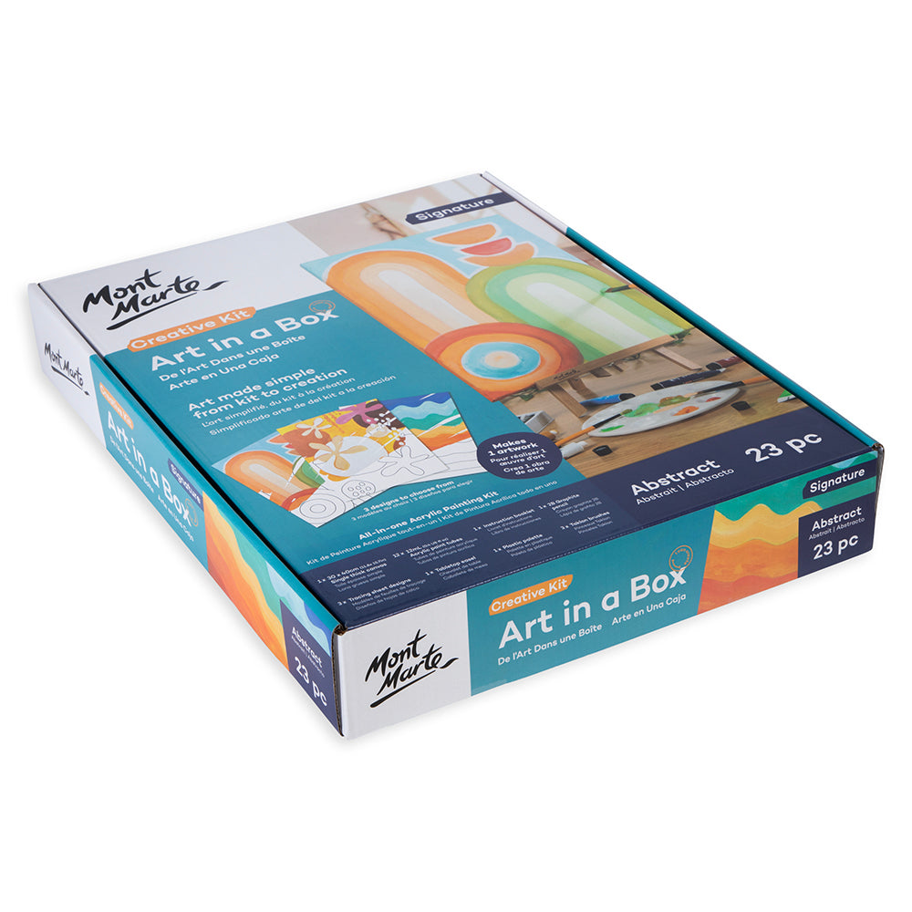 Mont Marte Art in a Box - Creative Kit - Abstract 23pc