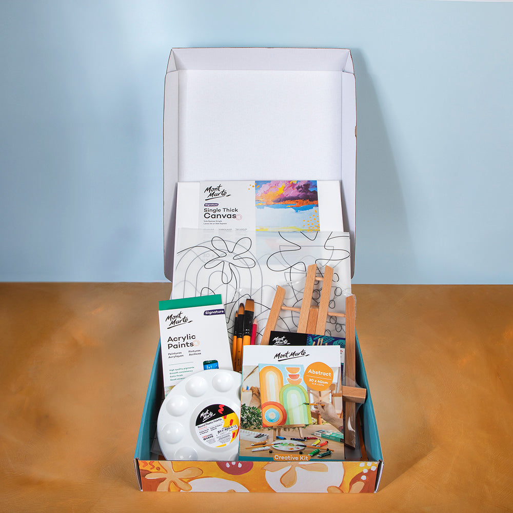 Mont Marte Art in a Box - Creative Kit - Abstract 23pc