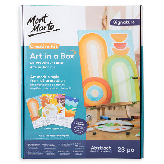 Mont Marte Art in a Box - Creative Kit - Abstract 23pc