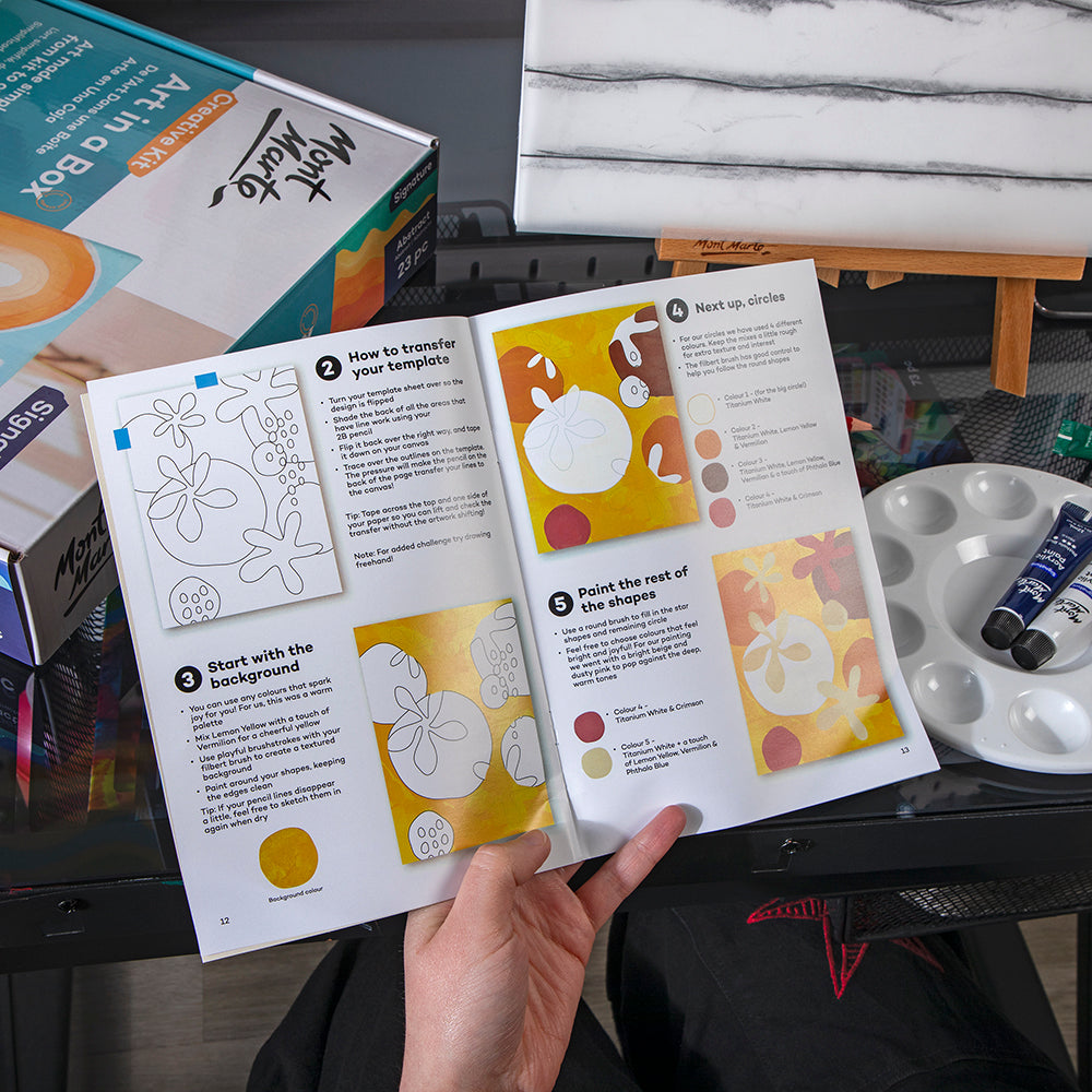 Mont Marte Art in a Box - Creative Kit - Abstract 23pc