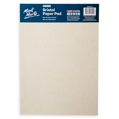 Mont Marte Bristol Paper Pad A4 250gsm 20 sheets